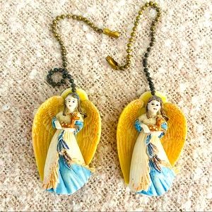 Angel fan pulleys, set of 2